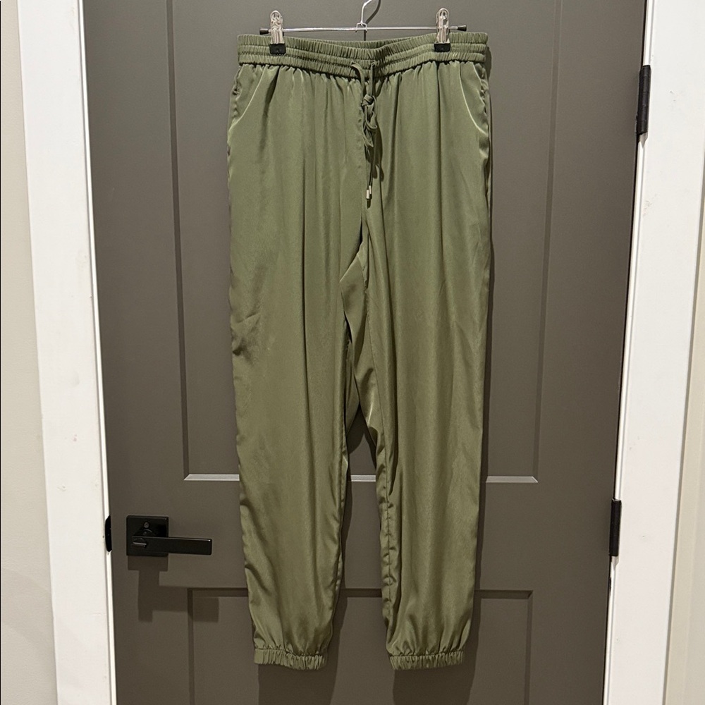Lightweight Olive Green Joggers